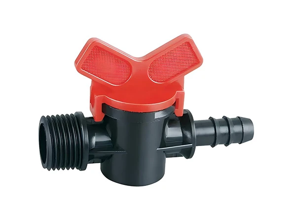 A threaded valve for a Φ12 mm pipe