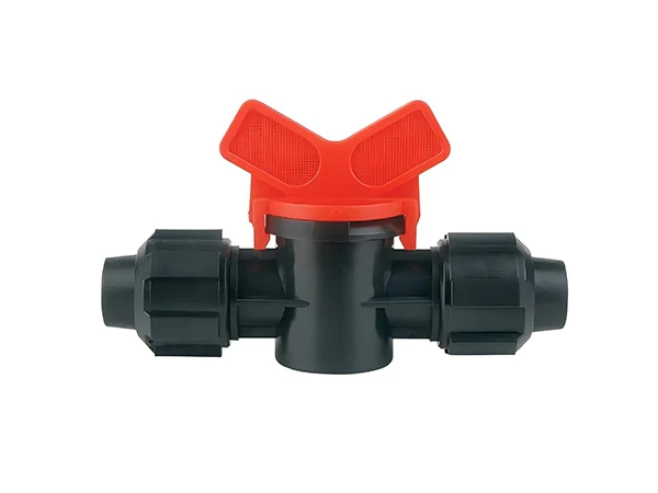 A Φ16 mm drip tape valve