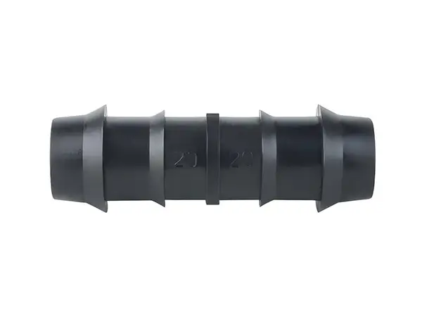 A Φ20 mm straight connector for PE pipes