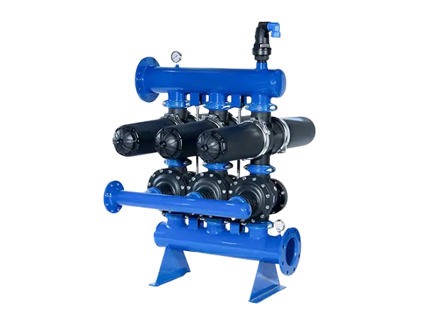 An H-type automatic backwash disc filter