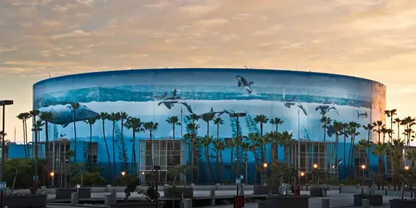 Long Beach, California Convention and Entertainment Center Rectangle
