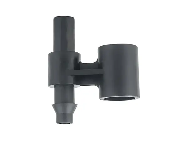 A black ground plug-in connector