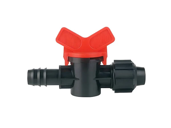 A valve for PE pipe and drip tape