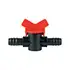 A PE pipe straight valve