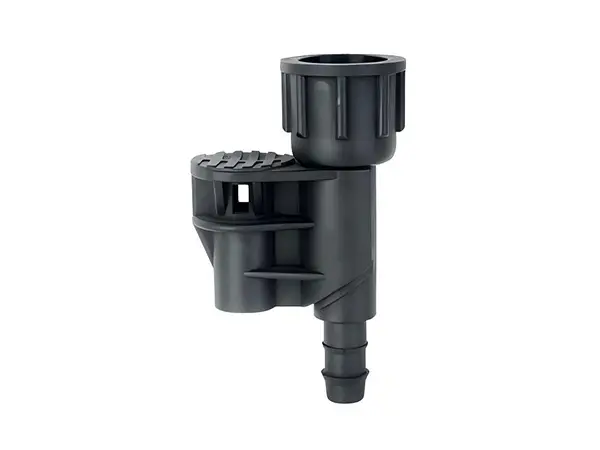 A ground plug-in connector for Φ8 mm ground rods and Φ12 mm pipes