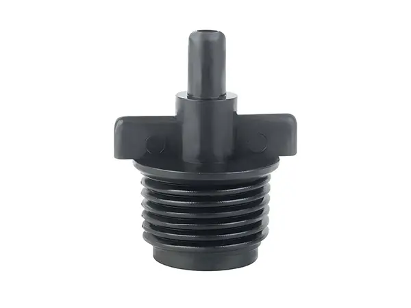 A black external cone adapter