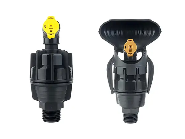 2 different types of super 10 rotary sprinklers