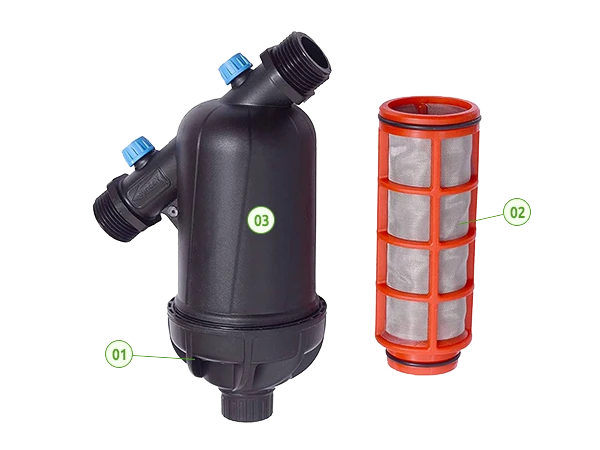 A y-type screen filter and a filter cartridge